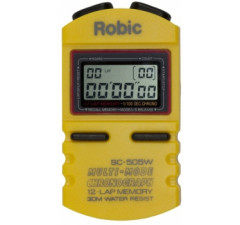 Cronômetro Robic SC-505W / 12 voltas Amarelo