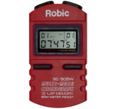 Cronômetro Robic SC-505W / 12 voltas Vermelho